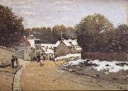 Alfred Sisley, Early Snow at Louveciennes